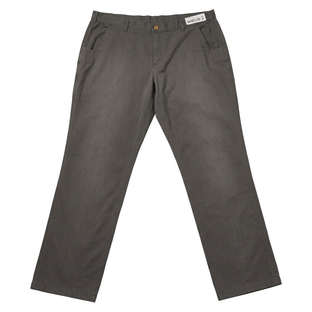 Carhartt Mens Relaxed Fit Work Pants Gray 40x34 Straight Leg Utility Trousers